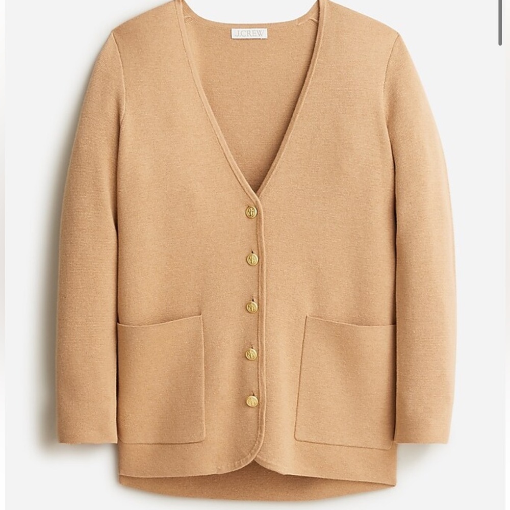 J.Crew Giselle V Neck Sweater Blazer Cardigan L